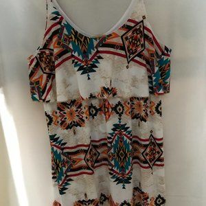 "self esteem" multi-colored top or dress